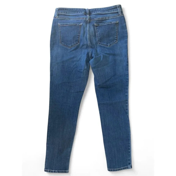 St. John's Bay Women's Skinny Leg Jeans Stretchy Dark Wash High Waisted 12 - Picture 6 of 6